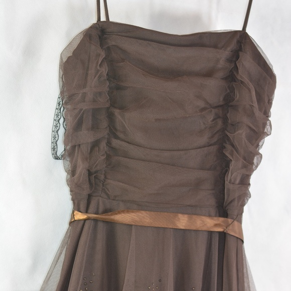 /////embellished Netted Special Occasion Dress SZ M Jessica - Picture 7 of 12